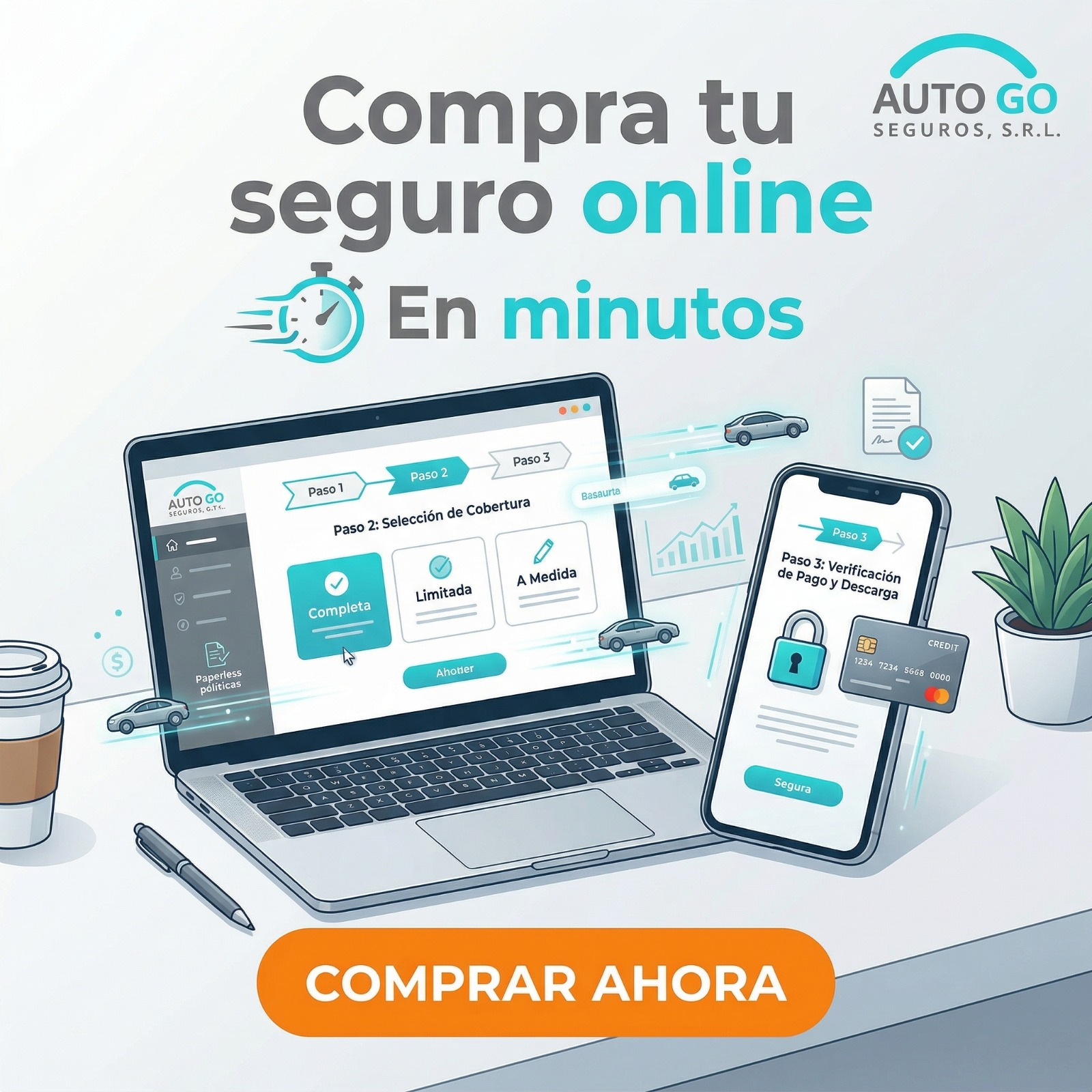 Entrada digital para comenzar una gestion de fianzas con AutoGo
