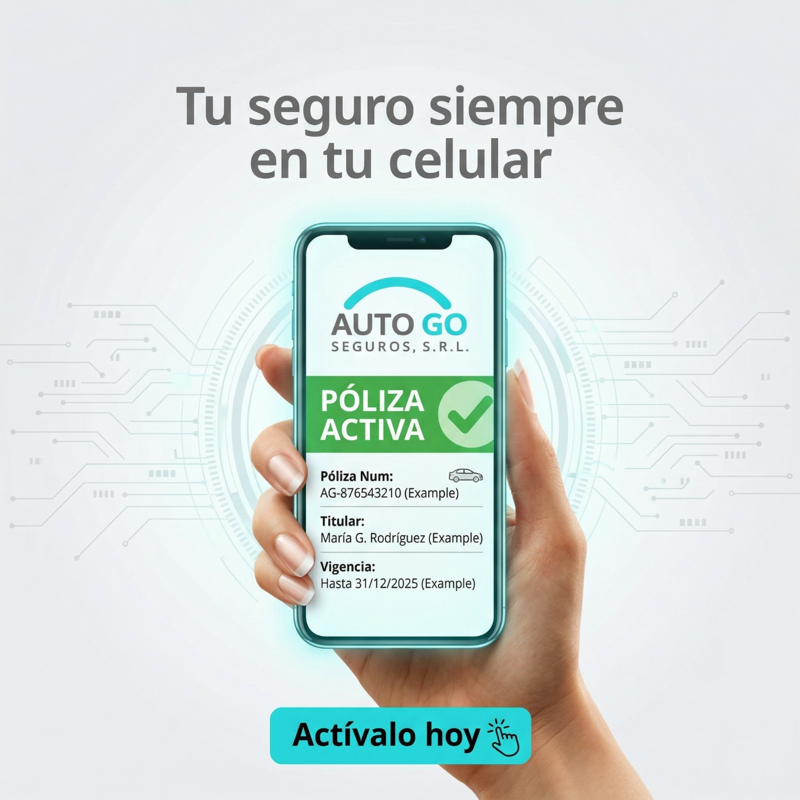 Gestion digital de seguro de vivienda con AutoGo